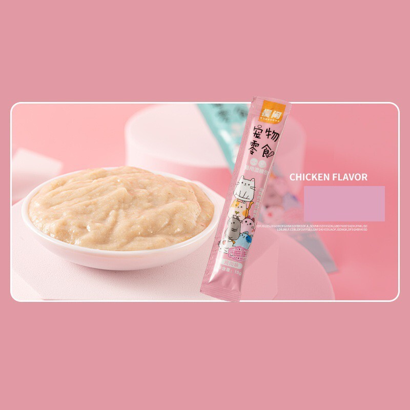 Combo 5 Cây Súp Thưởng Shizuka - Thanh Pate Bổ Dưỡng Cho Mèo - iPet Shop