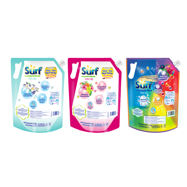 Nước Giặt Surf Túi 3.3kg