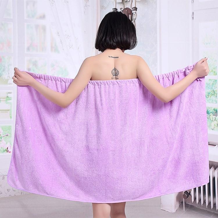 2016 Mẫu Mới Khăn Tắm Tăng Dày 100% Cotton Khách Sạn Có Thể Mặc Người Lớn Váy Tắm Nữ Áo Ngực Quần Áo Hấp Khô Áo Choàng Tắm