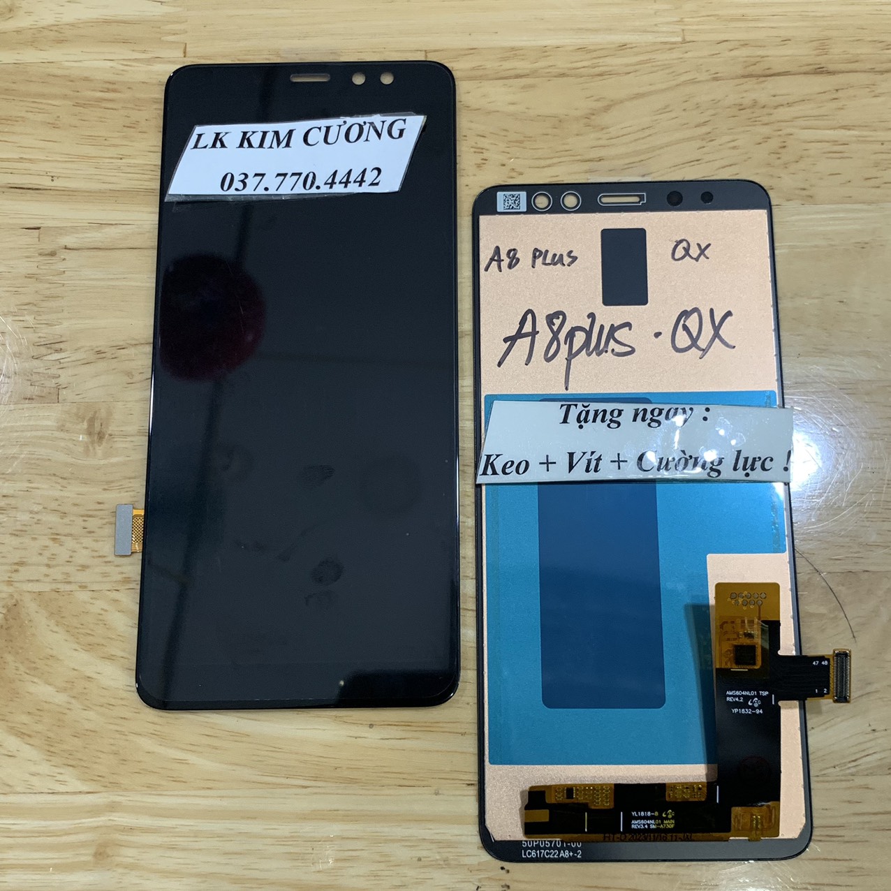 Màn hình tương thích samsung a730 / a8 plus mã qx