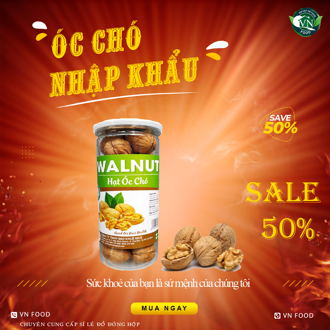 [HCM][HÀNG NHẬP KHẨU] Quả Óc Chó Nhập Khẩu Cao Cấp - Hũ 300G