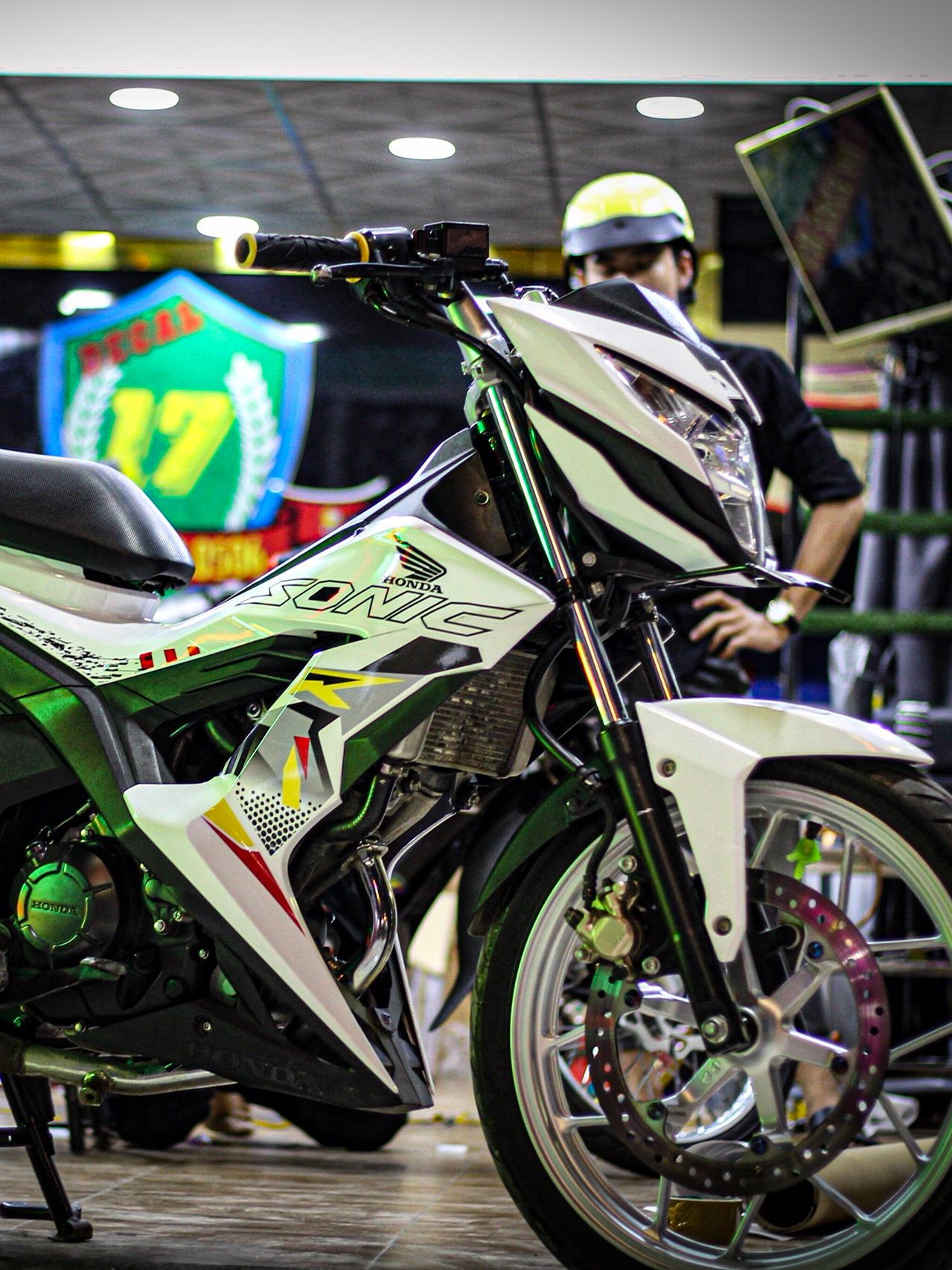 Tem Sonic 150 Dán Xe Trắng - Tem Chuẩn Hình