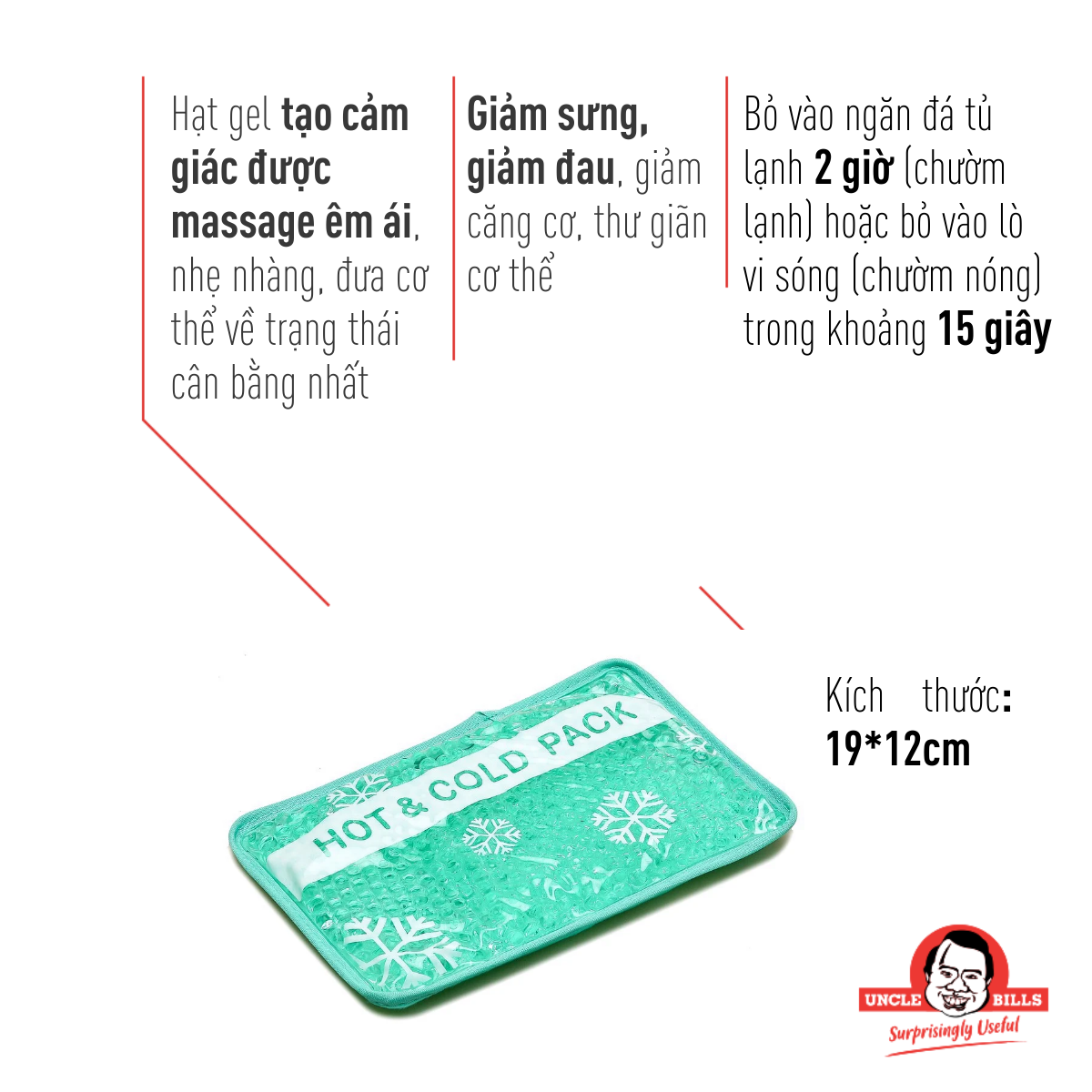 Hot Pack cold gel multi-purpose reduce swelling, reduce darkly bitter uncle bills AG2083