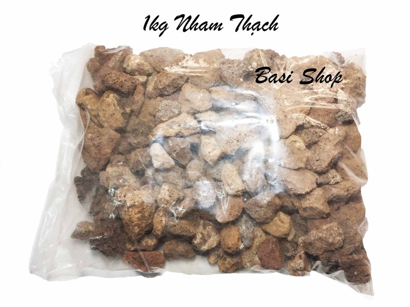 5KG Đá Nham Thạch (Scoria) Lọc Nước, Trải Nền Hồ Cá - Giá Thể Cho Cây Trồng