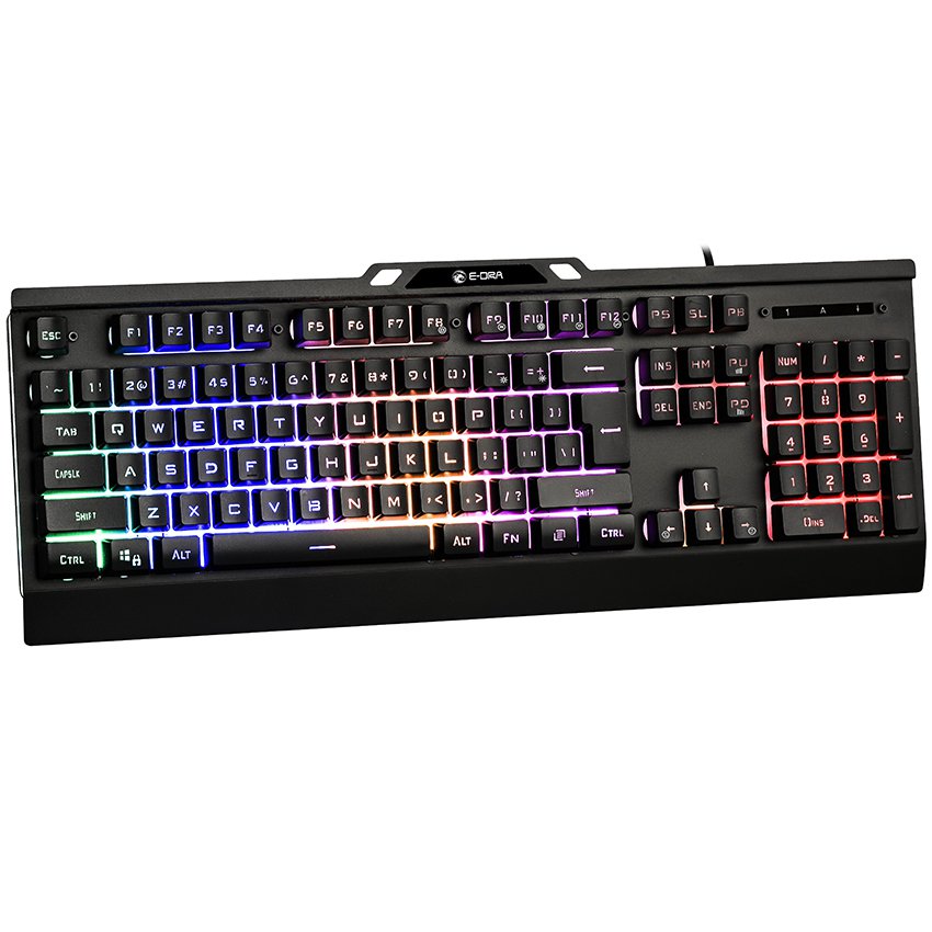 Bàn phím có dây chuẩn USB có LED - E-Dra EK701