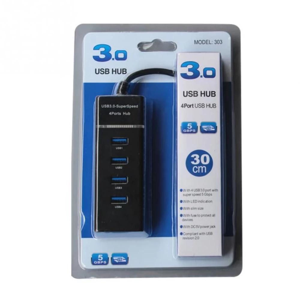 HUB USB 4 PORT 3.0 - BỘ CHIA 4 CỔNG USB 3.0 nhanh
