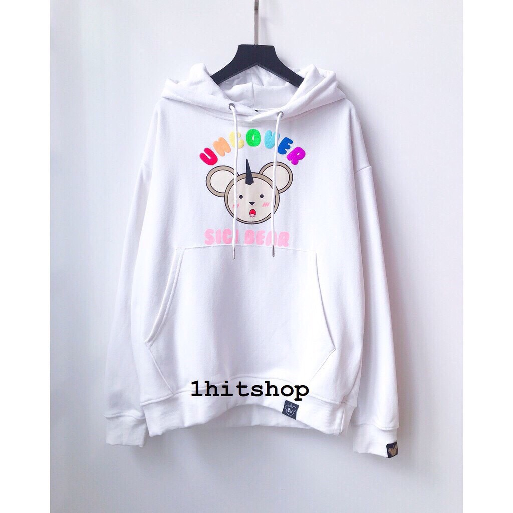 Áo hoddie nỉ sich bear