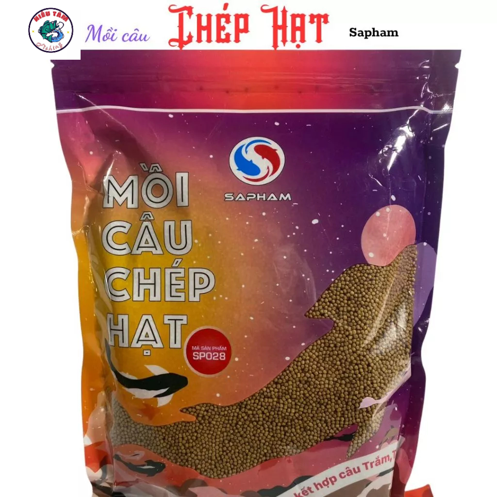 Mồi câu cá Chép Hạt Sapham dạng hạt mồi nhẹ gói 500gr
