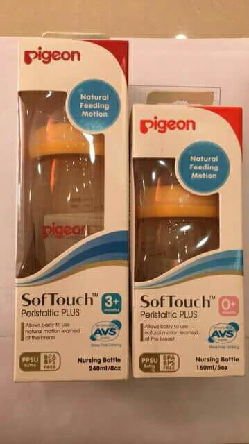 Bình Sữa Pigeon Plus Ppsu 160Ml - 240Ml