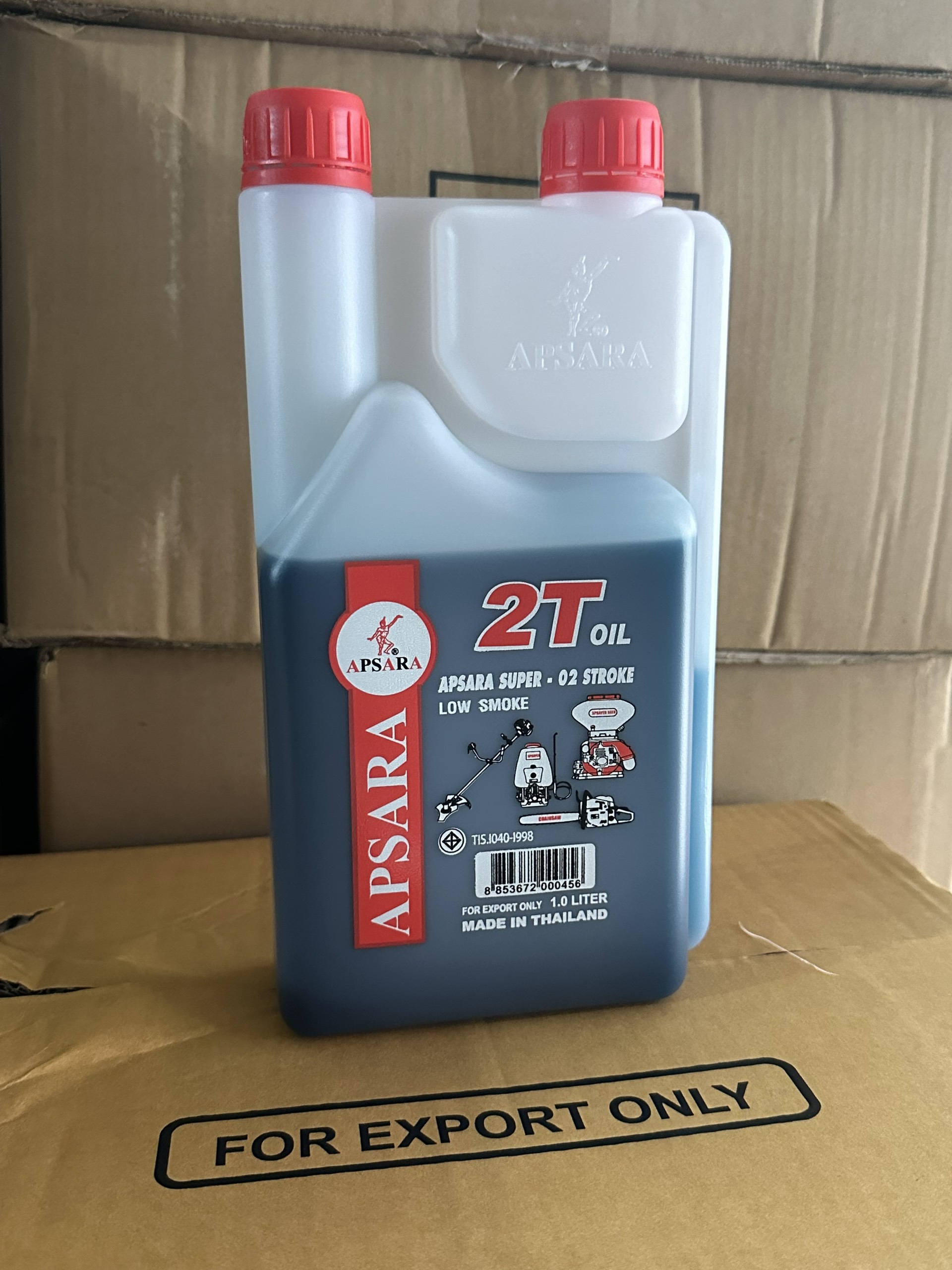 ( THAILAND) NHỚT PHA XANG DÙNG CHO MÁY CẮT CỎ 2 THÌ. CHAI 1 LIT