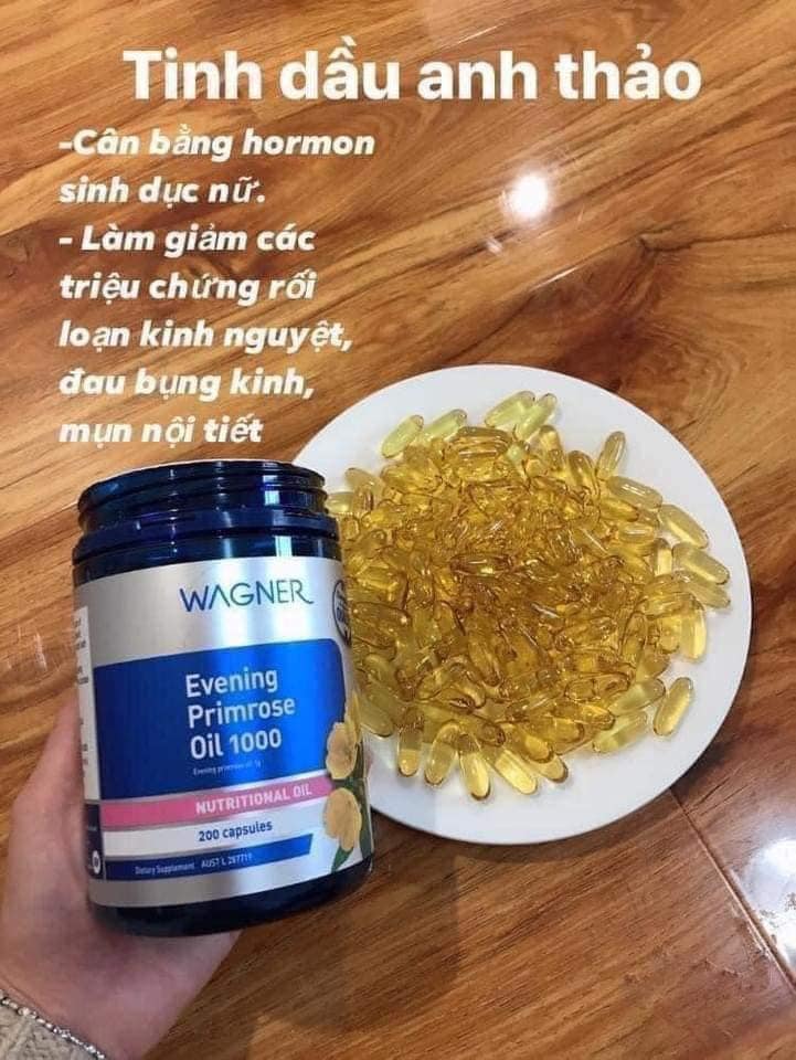 Tinh dầu Hoa Anh Thảo Wagner 200 viên