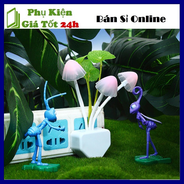 Đèn Ngủ Cây Nấm Cảm Biến Tự Động Sáng Tắt ( Nhiều Màu )  Siêu Tiết Kiệm Tuổi Thọ Siêu Bền  Đèn Led Ngủ