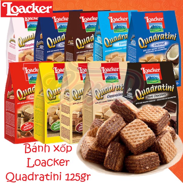 Bánh Xốp Loacker 125gr Chocolate