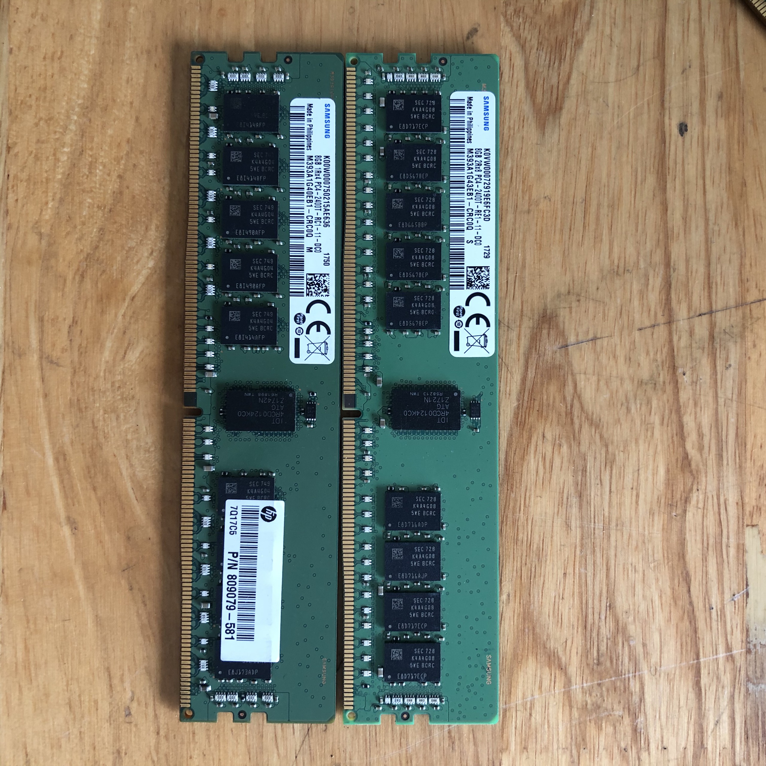 RAM DDR4 8G ECC REG DÙNG CHO MAIN X99, MÁY TRẠM, SERVER (BẢO HÀNH 36T)