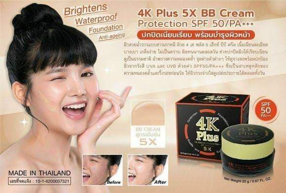 Kem 4K PLUS BB CREAM Thái Lan