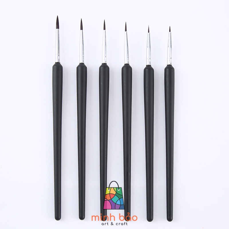 BỘ 6 CÂY CỌ ĐẦU NHỌN KEEP SMILING A6141