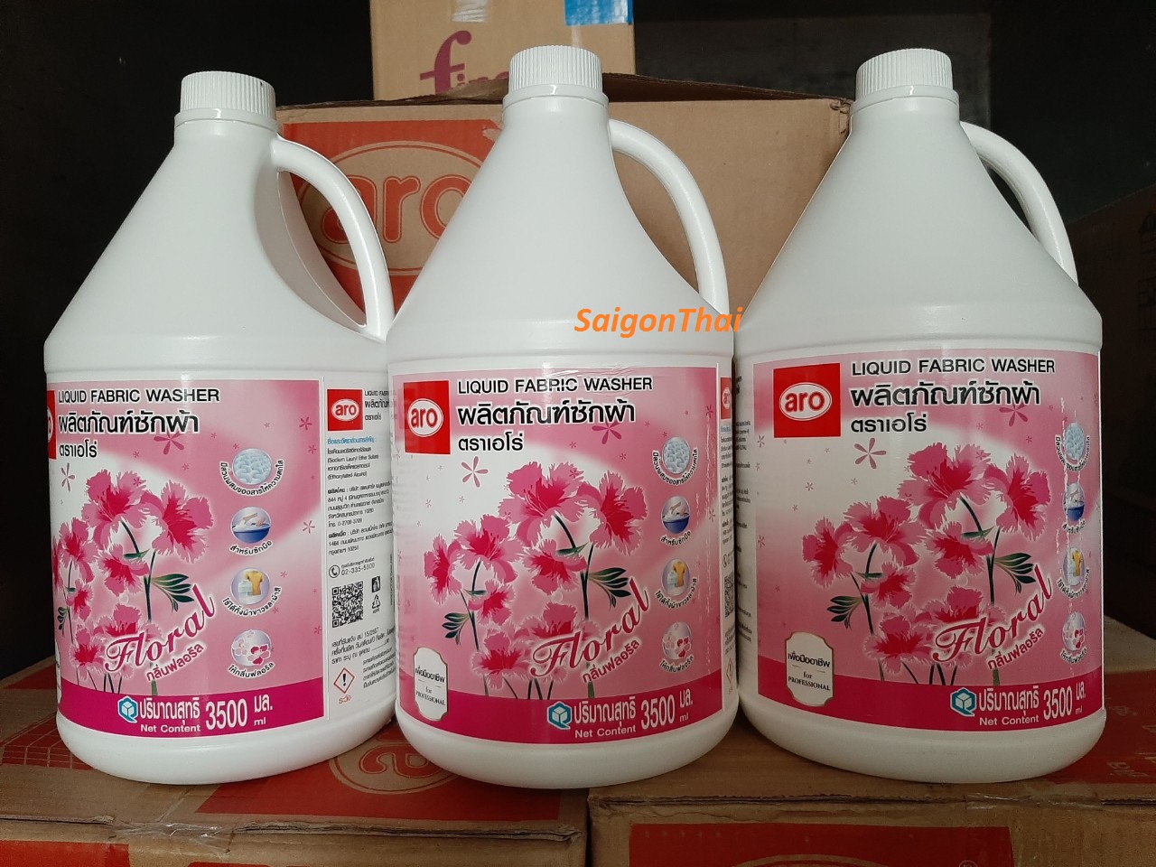 (SGT) Nước giặt ARO 3500ml Thái Lan CAN lớn 3500ML