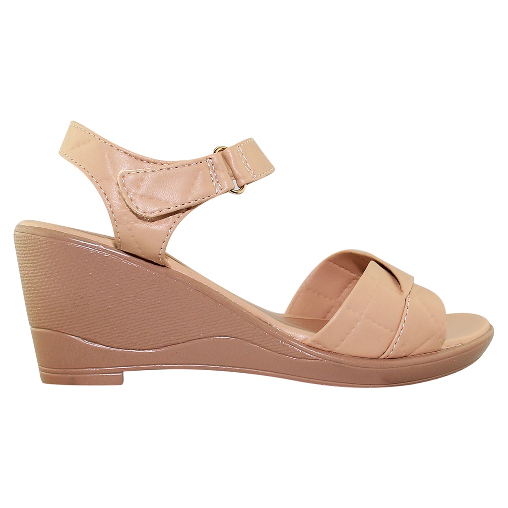 Sandal nữ đế xuồng bitas 6cm SYN.265