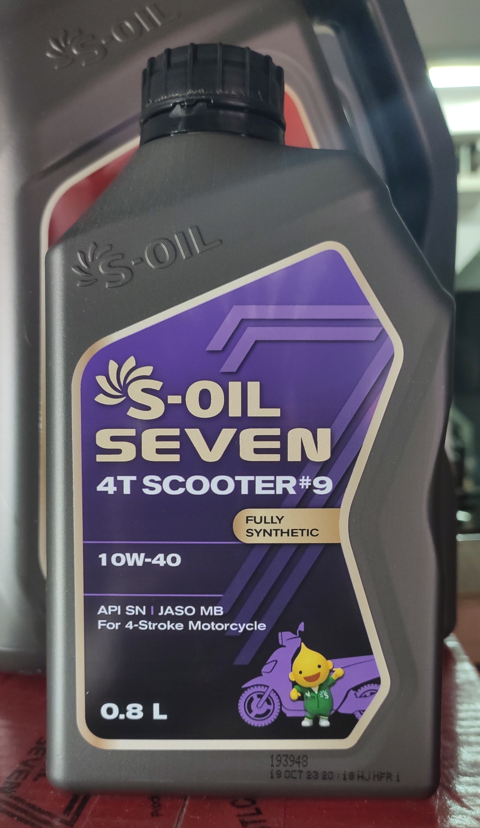 S-OIL SCOOTER 10W40 - 800ML
