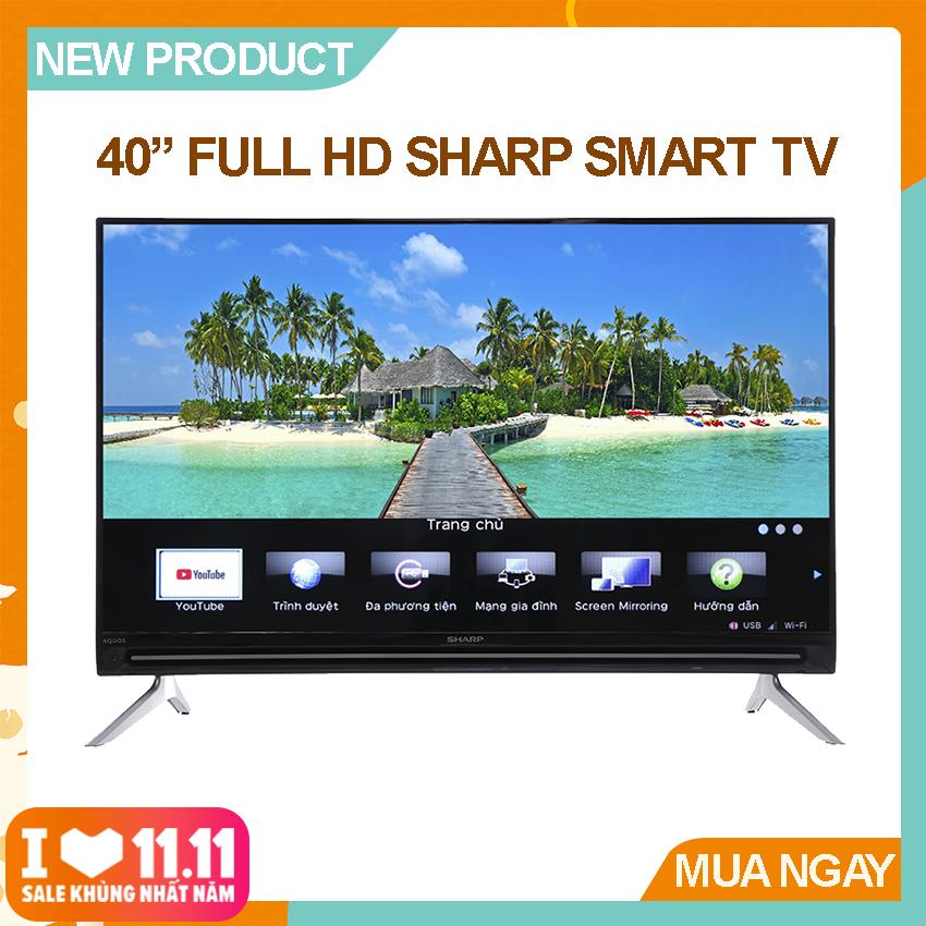 Bảng giá Smart Tivi Sharp 40 inch Full HD - Model LC-40SA5500X (Đen) Công nghệ X2 Master Engine, Âm thanh Bass Enhancer - Bảo Hành 2 Năm