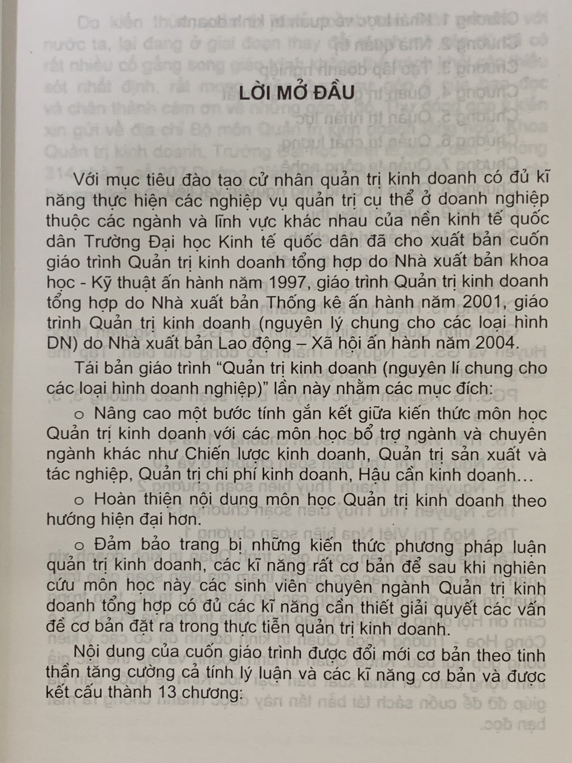 Quản Trị Kinh Doanh ( Nguyễn Thành Độ )