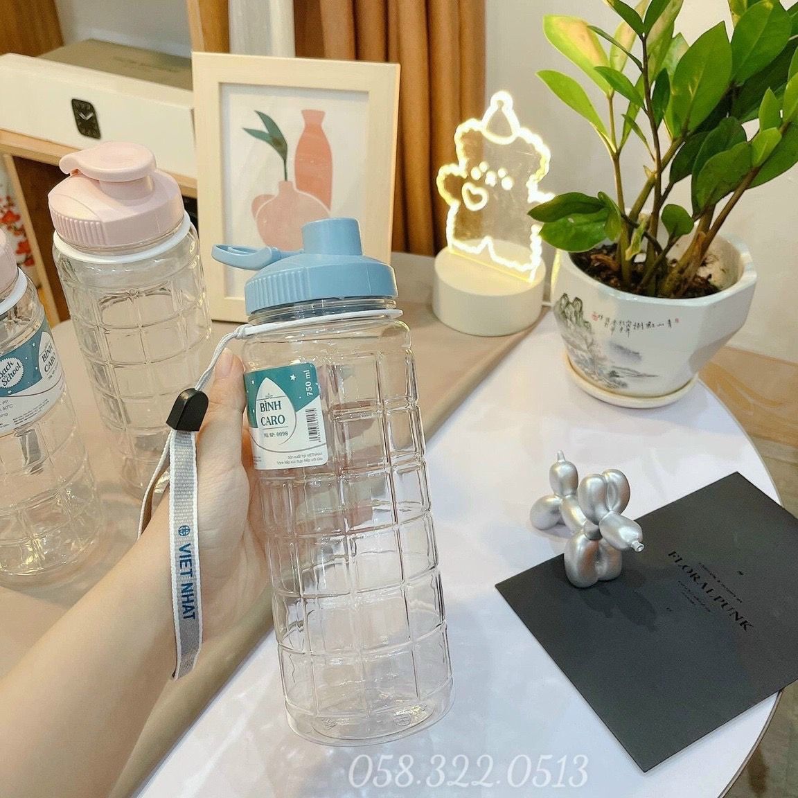 (Giá Tốt) BÌNH NƯỚC CARO VIỆT NHẬT 750ML - BÌNH ĐỰNG NƯỚC THỂ THAO