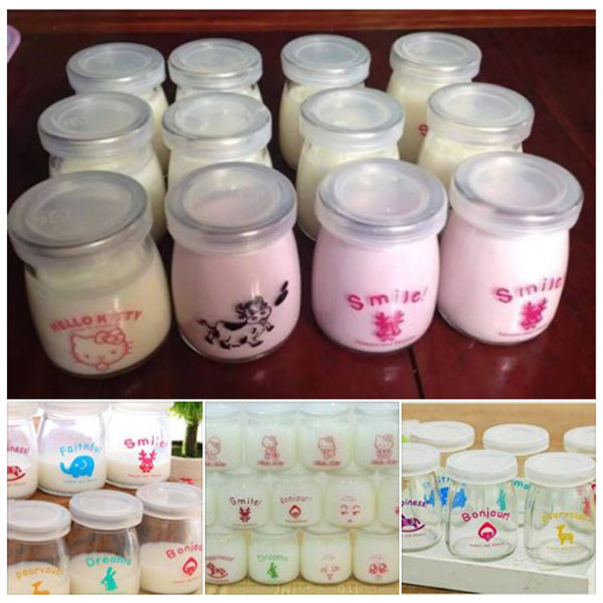 YAOURT pot 100ml – LOGO printing - combo 12 pots (default Logo)