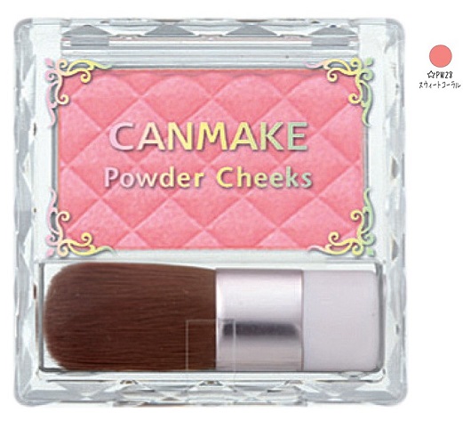 Phấn má Canmake Powder Cheeks PW28 3.2g (Hồng Cam)