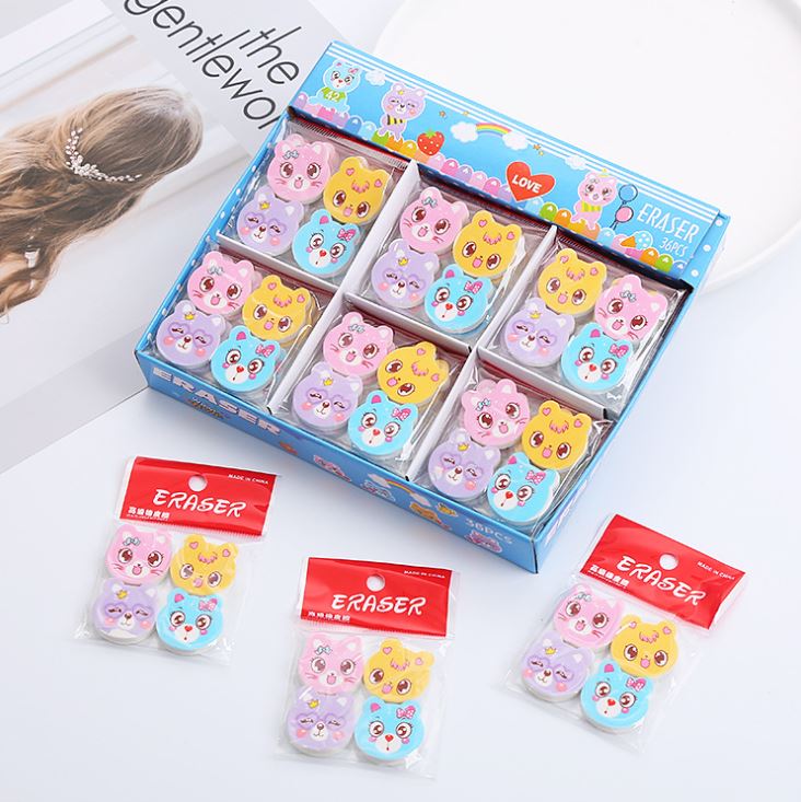 Set 4 cục gôm icon Dễ Thương H03