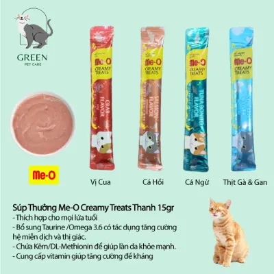 Súp thưởng cho mèo Me-o Creamy Treats - 1 thanh lẻ 15gr