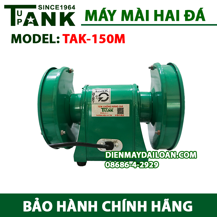 Máy mài 2 đá TANK since 1964 TAK-150M