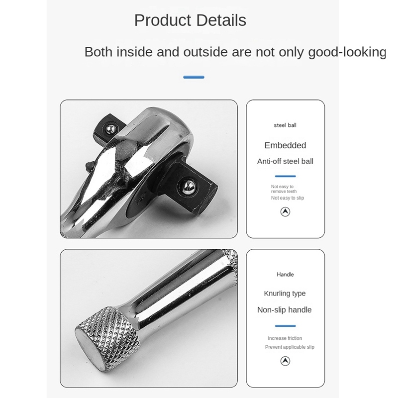 【CW】 72 Teeth Ratchet Wrench Mini Ended Spanner Rod Screwdriver Bit