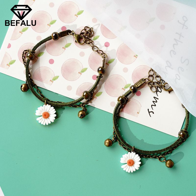 Vòng Tay May Mắn Nữ Hoa Cúc VT09 BEFALU