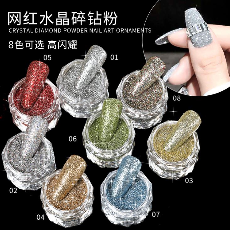 Kim Tuyến rắc siêu sáng trang trí móng
