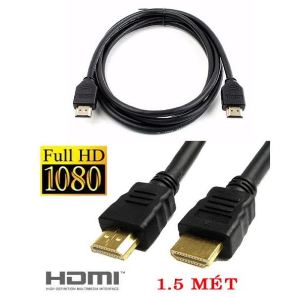 Dây HDMI 1,5m TRÒN Full HD - cable HDMI 1,5m
