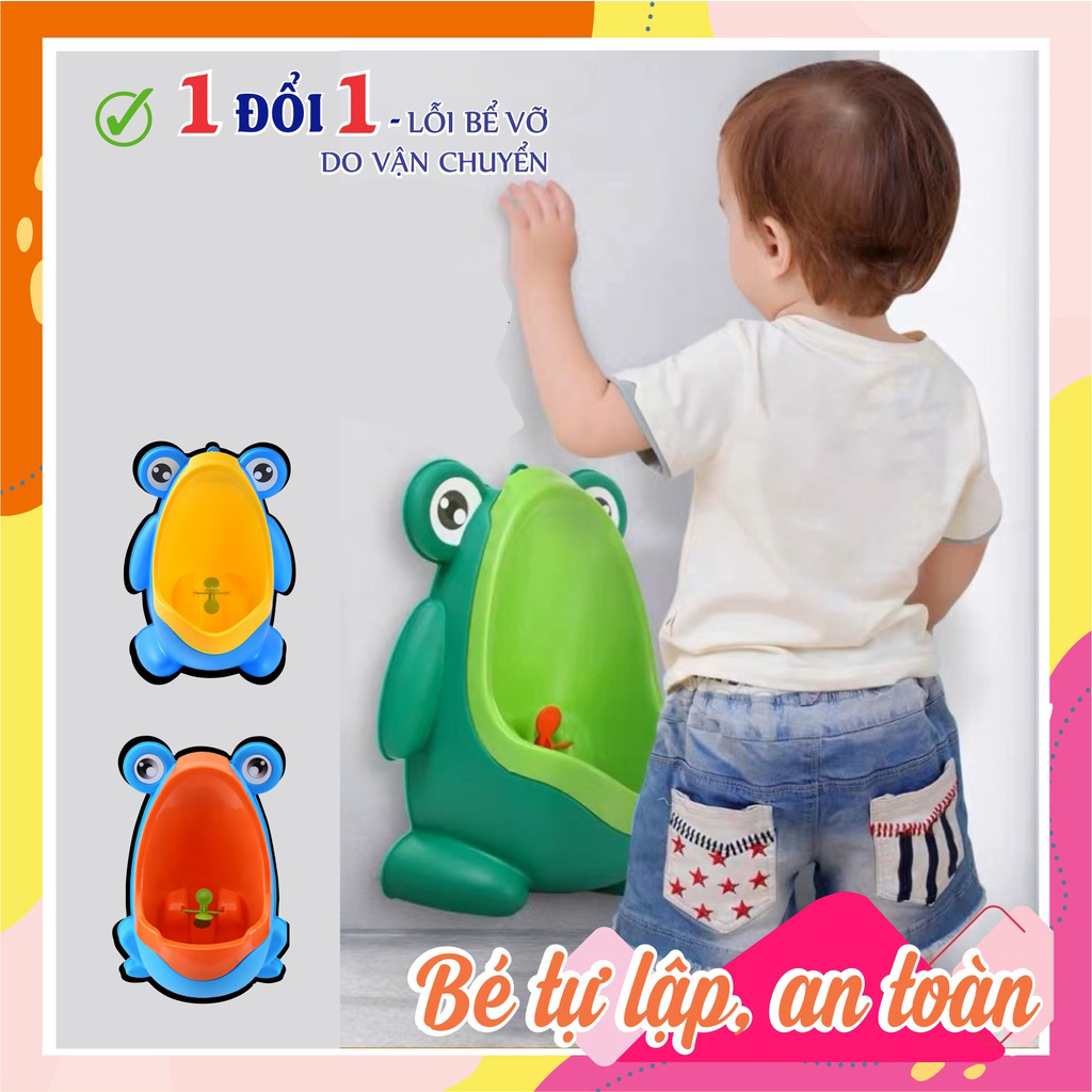 Bô tiểu đứng cho bé trai, Bồn tiểu cho bé dán tường hình ếch, Bô nhựa hình ếch cho bé - bô đi tiểu dán tường tiện dụng cho bé trai, Bô ếch gắn tường đi tiểu cho bé, Bô ếch gắn tường cho bé trai đi tiểu