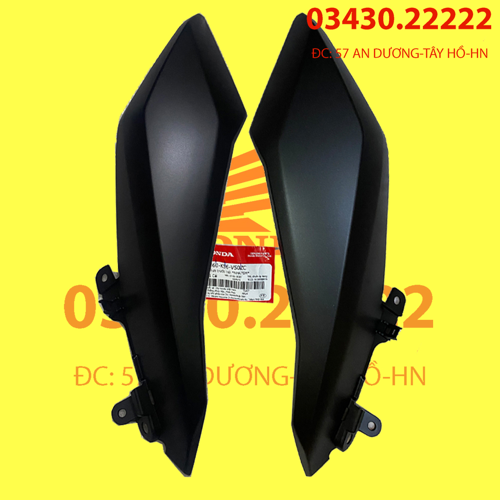 Ốp nhựa pha đèn winner x chính hãng honđa màu đen bóng các đời