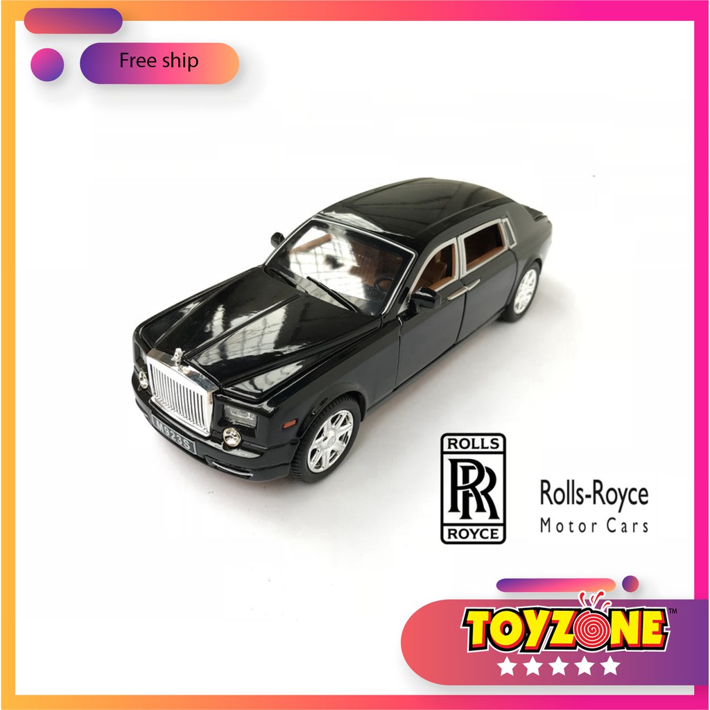 Xe mô hình tĩnh Rolls Royce Phantom tỉ lệ 1:24 màu Đen