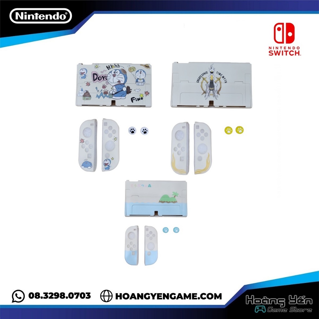 Ốp Silicon Cho Máy Nintendo Switch Oled Phiên Bản Doraemon Edition
