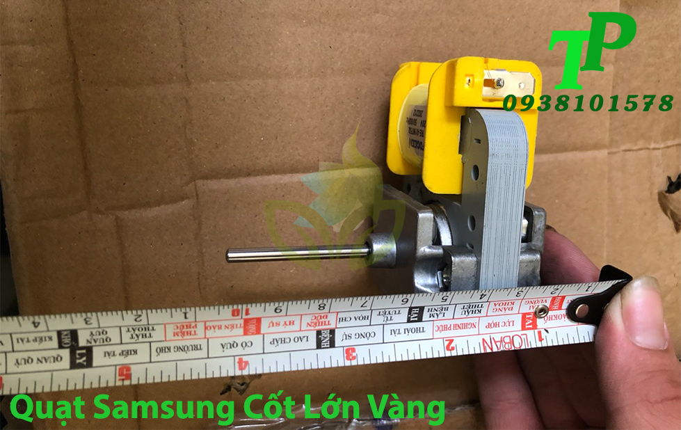 Quạt Tủ Lạnh Samsung Cốt Lớn Màu Vàng