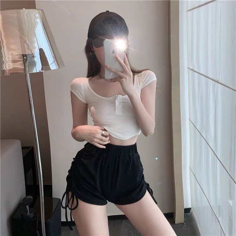 quần đùi nữ dây rút 2 bên siêu hot - KA