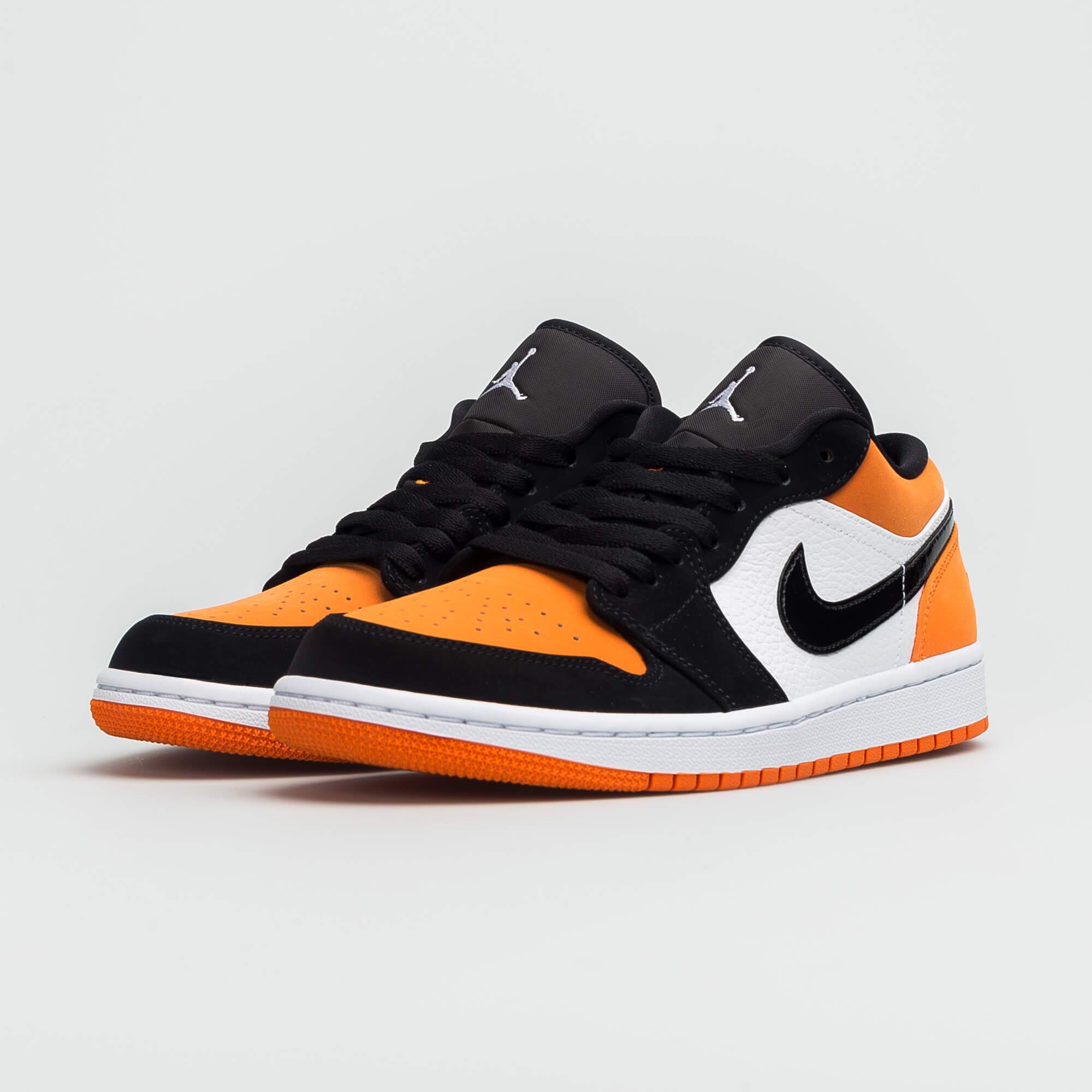 Giày Sneaker Air J0rdan 1 low Shattered Backboard (JD1 Đen cam)