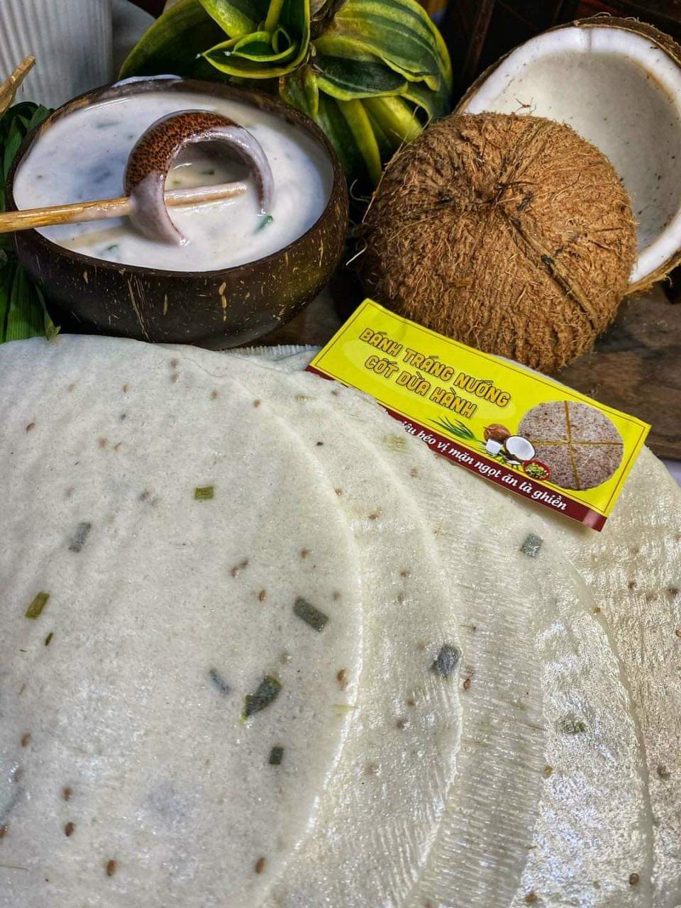 (FREESHIP) Bánh phồng Sơn Đốc Bến Tre ( phồng nếp mặn, phồng chuối, phồng mì) túi 10 Bánh