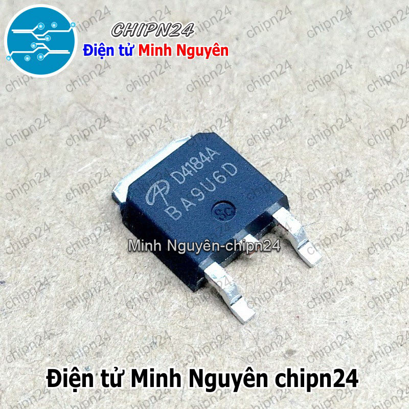 [2 con] (SOP) Mosfet Dán AOD4184 TO-252 Hàng Tốt 50A 40V Kênh N (SMD) (D4184 4184) - HH005794