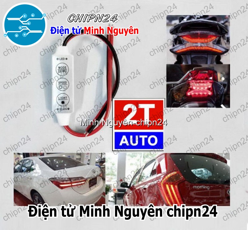 [1 pcs] (A60) Bo Chớp Mini 8 Chế Độ Chớp Dùng Đèn Led 5V12V24V - HH004222