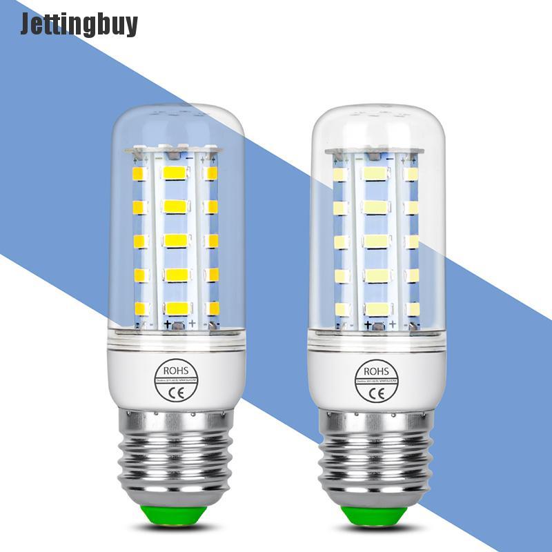 Jettingbuy E27 E14 7W 9W 12W 15W 20W 25W 5730 SMD LED Corn Bulb Lamp Light warm white