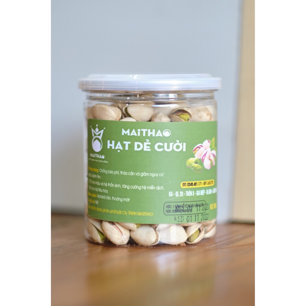 Hạt Dẻ Cười  Mai Thao (Hũ 200g) - Thơm Ngon Giảm Cân