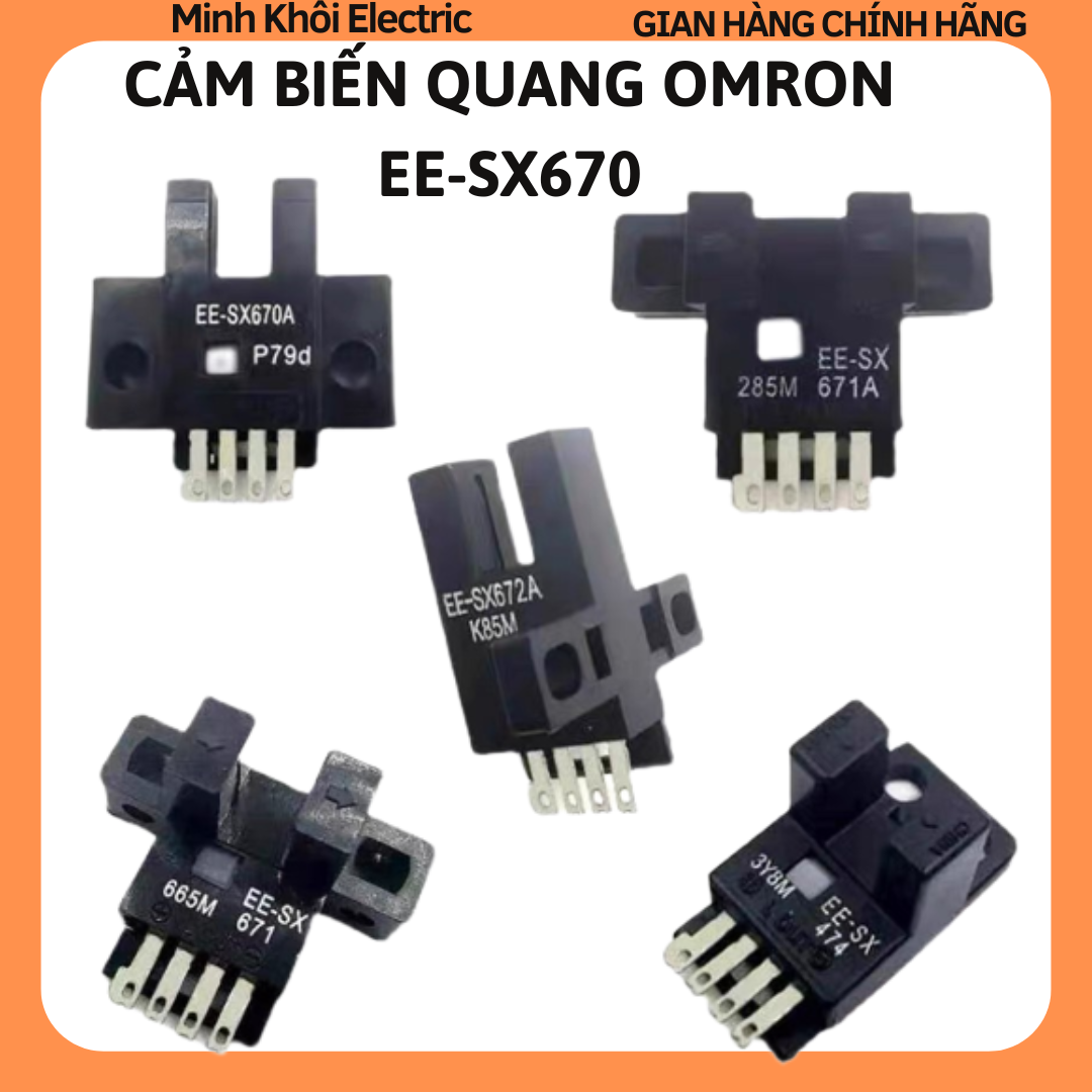 Cảm biến quang Omron EE-SX670, cảm biến quang chữ u omron, cảm biến sợi quang, cảm biến chữ u