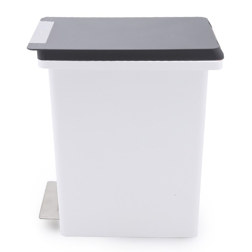 Thùng Rác Fitis Compact Trắng Xám 10 Lít