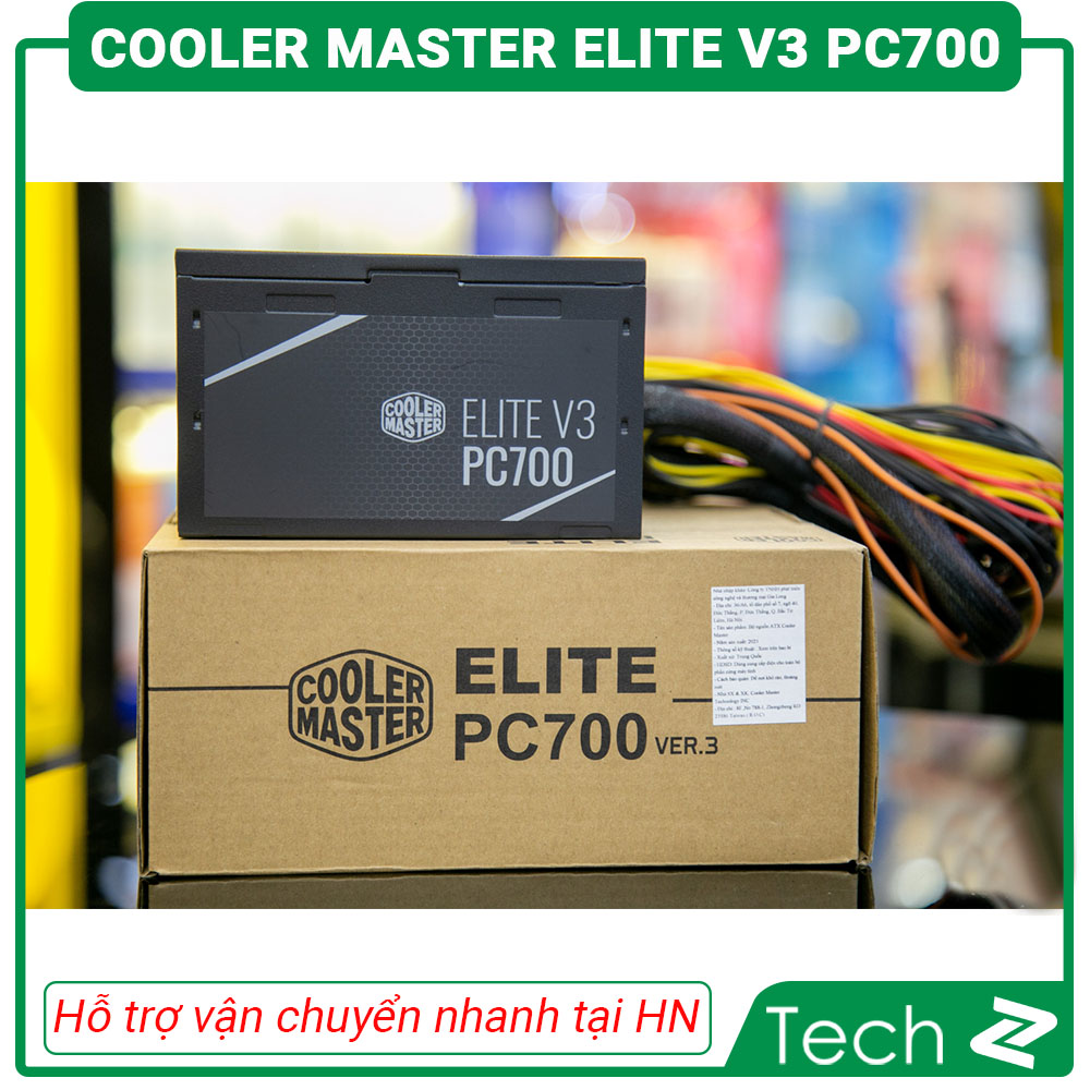 [FREESHIP MAX] Nguồn máy tính Cooler Master Elite V3 230V PC700 700W (Màu Đen)